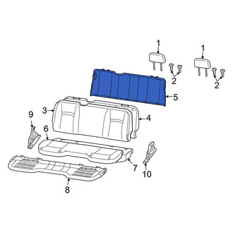 Dodge OE - Rear Seat Back Frame