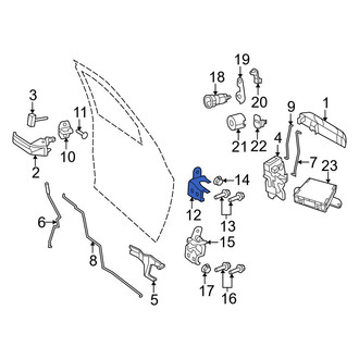 Dodge OE - Front Right Upper Door Hinge