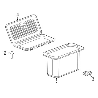 Dodge OE - Pick Up Box - Stowage Compartment (Floor Stowage)