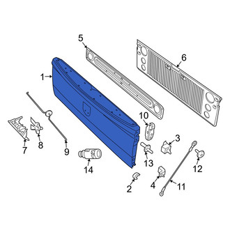 Dodge OE - Rear Tailgate
