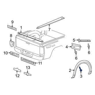 Dodge OE - Quarter Panel Splash Shield Screw