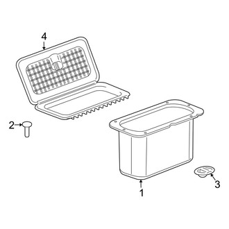 Dodge OE - Pick Up Box - Stowage Compartment (8' Bed)