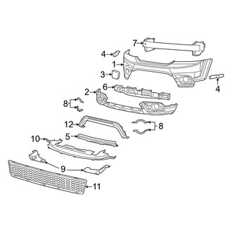Dodge OE - Front Bumper - Bumper & Components (Crossroad)