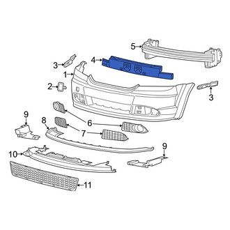 Dodge OE - Front Bumper Impact Absorber