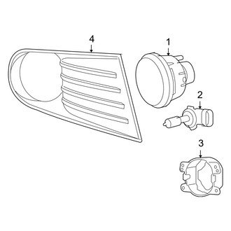 Dodge OE - Front Lamps - Fog Lamps