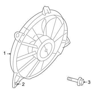 Dodge OE - Cooling Fan (AVP / SE / SXT 2.4L)
