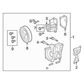 Dodge OE - Cooling - Water Pump (2.4L)