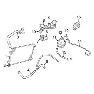 Dodge OE - Cooling - Radiator & Components (3.5L)