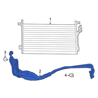 Dodge OE - Automatic Transmission Oil Cooler Hose Assembly