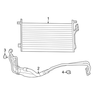 Dodge OE - Cooling - Trans Oil Cooler (Flex)