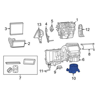 Dodge OE - Front HVAC Blower Motor