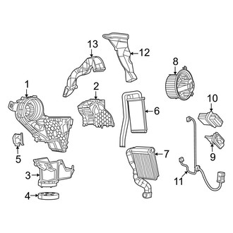 Dodge OE - Air Conditioner & Heater - Auxiliary A/C & Heater Unit