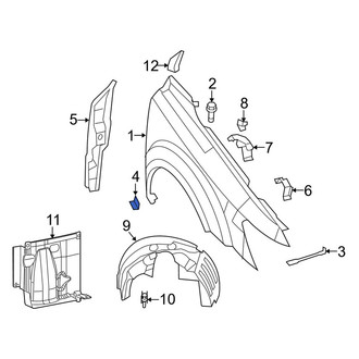 Dodge OE - Rear Fender Bracket