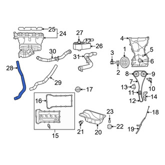 Dodge OE - Upper Radiator Coolant Hose