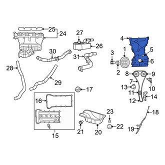 Dodge OE - Outer Lower Engine Timing Cover