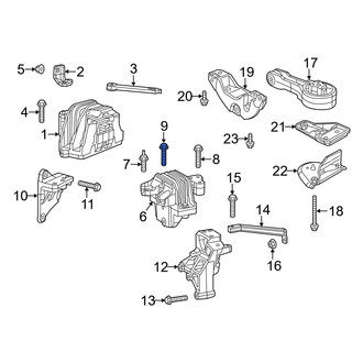 Dodge OE - Automatic Transmission Mount Bolt