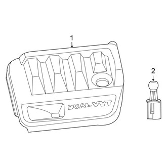 Dodge OE - Engine / Transaxle - Engine Appearance Cover (2.4L)