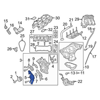 Dodge OE - Engine Water Pump