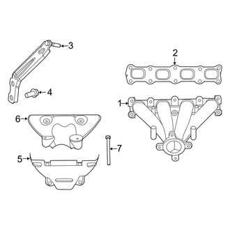 Dodge OE - Exhaust System - Exhaust Manifold (2.4L)