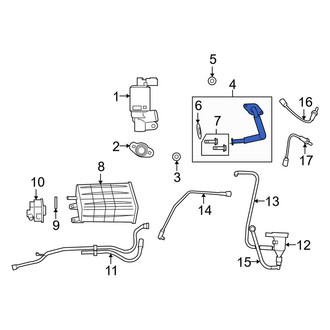 Dodge OE - Exhaust Gas Recirculation (EGR) Tube