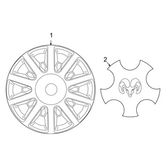 Dodge OE - Wheels - Covers & Trim