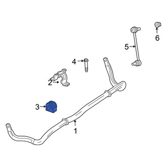 Dodge OE - Rear Suspension Stabilizer Bar Bushing