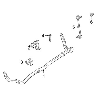 Dodge OE - Front Suspension - Stabilizer Bar & Components