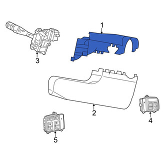 Dodge OE - Upper Steering Column Cover