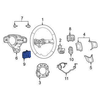 Dodge OE - Steering Wheel Radio Controls