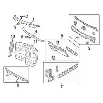 Dodge OE - Cowl Cover Clip
