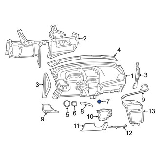 Dodge OE - Ignition Lock Escutcheon