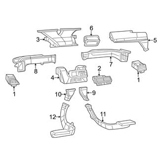 Dodge OE - Instrument Panel - Ducts