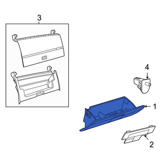 Dodge OE - Front Glove Box