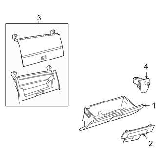 Dodge OE - Instrument Panel - Glove Box