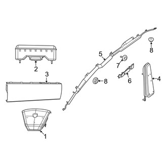Dodge OE - Restraint Systems - Air Bag Components (Air Bags)