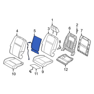 Dodge OE - Front Left Upper Seat Heater Pad