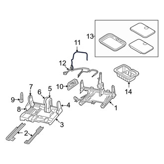 Dodge OE - Right Folding Seat Release Cable