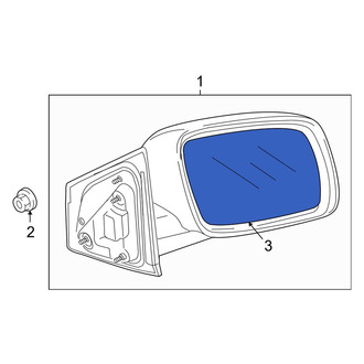 Dodge OE - Front Right Door Mirror Glass