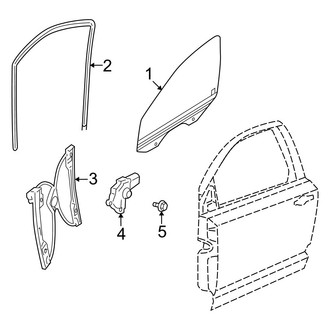 Dodge OE - Front Door - Glass & Hardware
