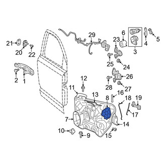 Dodge OE - Front Left Door Access Cover