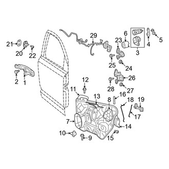 Dodge OE - Front Door - Lock & Hardware
