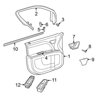Dodge OE - Front Door - Interior Trim