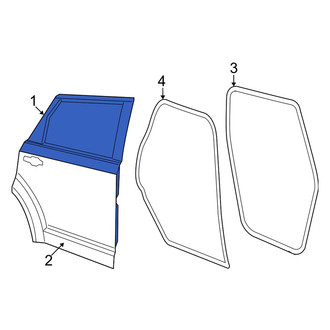 Dodge OE - Rear Left Door Shell