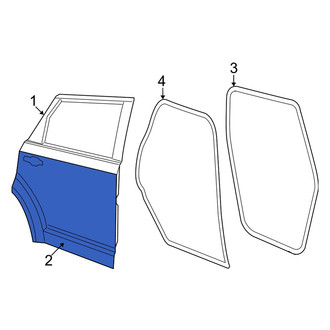 Dodge OE - Rear Left Outer Door Outer Panel