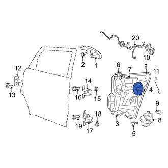 Dodge OE - Rear Door Access Cover