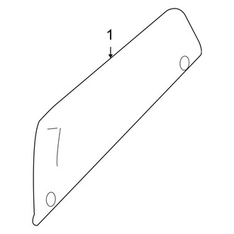 Dodge OE - Quarter Panel - Glass