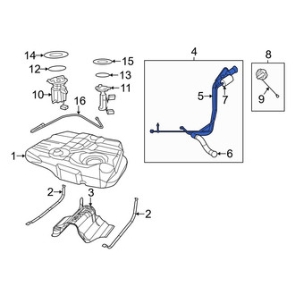 Dodge OE - Upper Fuel Tank Filler Neck