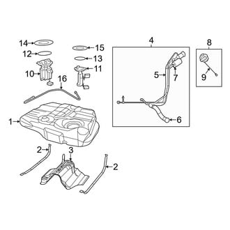 Dodge OE - Upper Fuel Tank Filler Neck