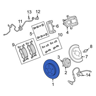 Dodge OE - Rear Disc Brake Rotor