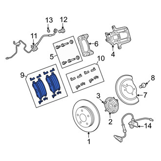 Dodge OE - Rear Disc Brake Pad Set